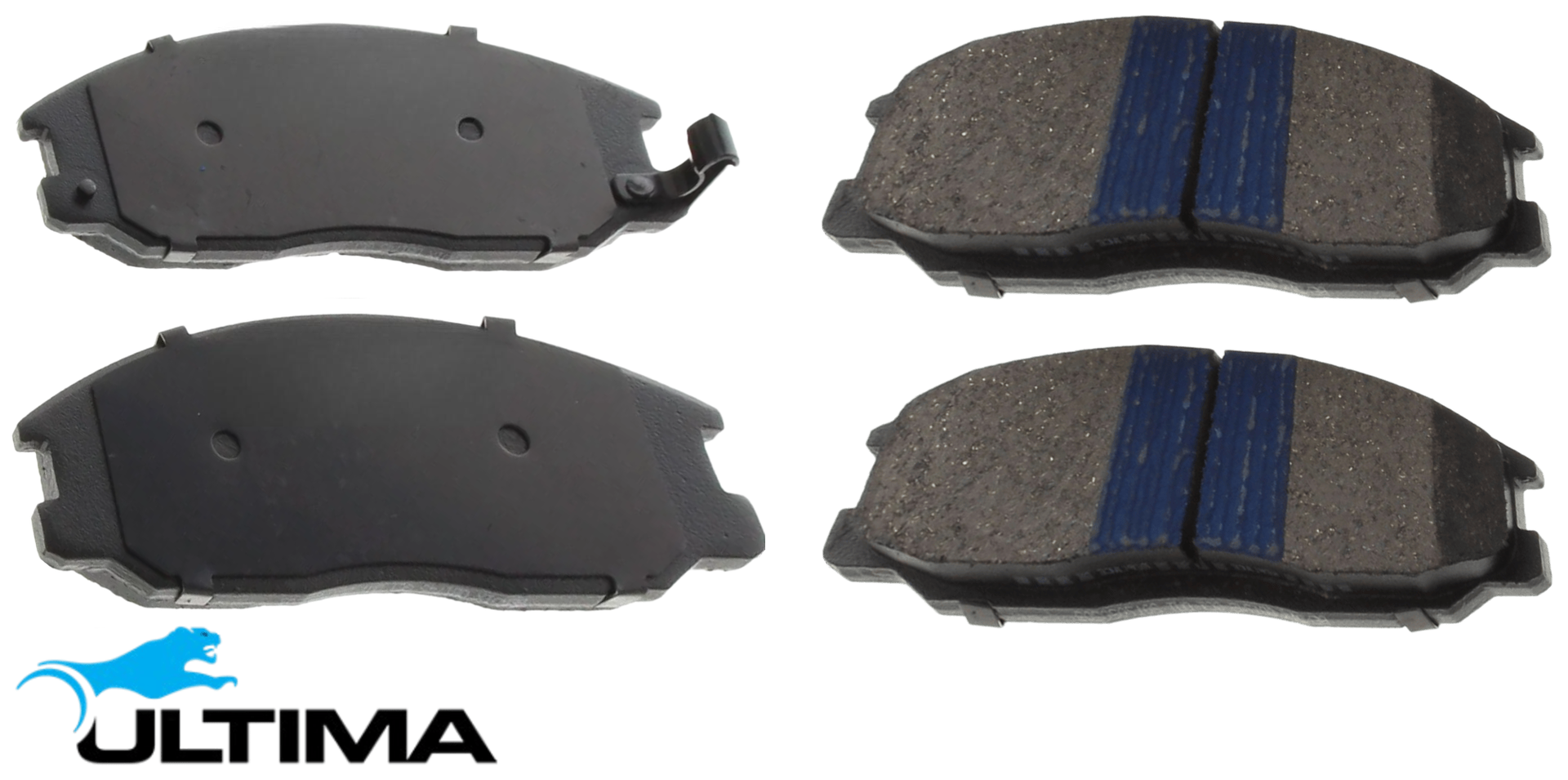 ULTIMA FRONT CERAMIC BRAKE PAD SET TO SUIT HYUNDAI SANTA FE SM CM G6BA G6EA 2.7L V6