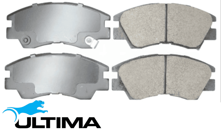 ULTIMA FRONT CERAMIC BRAKE PAD SET TO SUIT MITSUBISHI EXPRESS SJ WA 4G63 4G64 4D56T 2.0L 2.4 2.5 I4