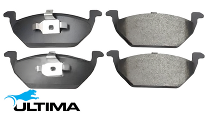 ULTIMA FRONT BRAKE PAD SET TO SUIT AUDI A3 8L AGN APG 1.8L I4 WITHOUT SENSOR