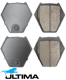 ULTIMA FRONT CERAMIC BRAKE PAD SET TO SUIT AUDI ALLROAD QUATTRO C5 BAS 4.2L V8