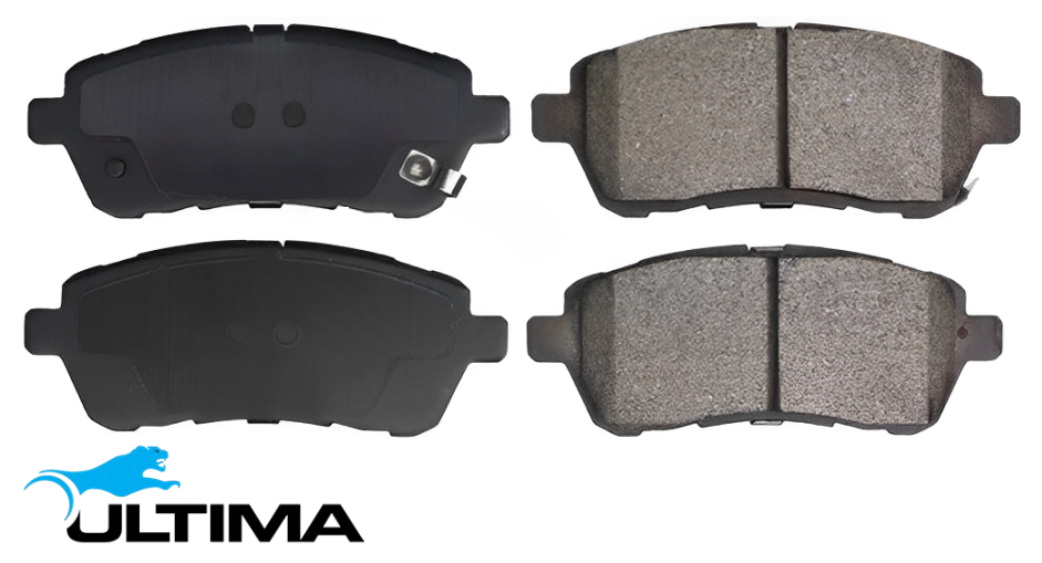 ULTIMA FRONT BRAKE PAD SET TO SUIT DAIHATSU SIRION M301S K3-VE 1.3L I4 FROM 12/2008