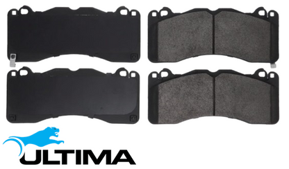 ULTIMA FRONT CERAMIC BRAKE PAD SET TO SUIT FORD MUSTANG FM FN ECOBOOST TURBO 2.3 I4 SUITS GTDI MODEL