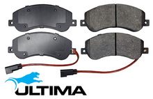 ULTIMA FRONT BRAKE PAD SET TO SUIT FORD TRANSIT VM CVR5 TURBO DIESEL 2.2L I4 SUITS 2D ONLY