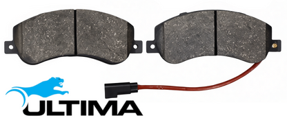 ULTIMA FRONT BRAKE PAD SET TO SUIT FORD TRANSIT VM CVR5 TURBO DIESEL 2.2L I4 SUITS 2D ONLY