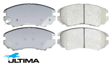 ULTIMA FRONT CERAMIC BRAKE PAD SET TO SUIT HYUNDAI SONATA NF G4KC G4KE 2.4L I4 280MM DISC ROTOR