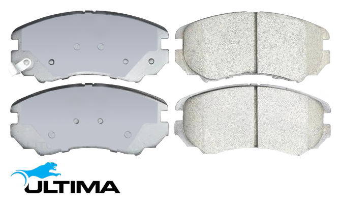 ULTIMA FRONT CERAMIC BRAKE PAD SET TO SUIT HYUNDAI D4EB G4KC G4KE G4GC 2.0L 2.2L 2.4L I4