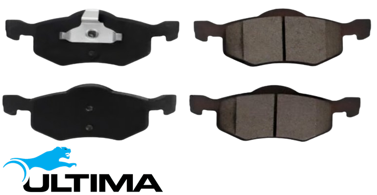 ULTIMA FRONT CERAMIC BRAKE PAD SET TO SUIT MAZDA TRIBUTE 5Z CU YU YF L3 2.0L 2.3L I4 REAR DRUM MODEL