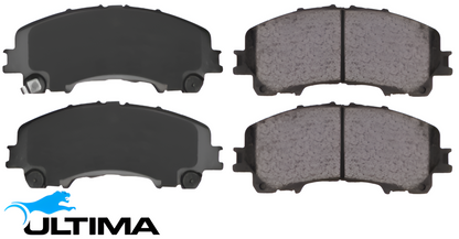 ULTIMA FRONT BRAKE PAD SET TO SUIT NISSAN X-TRAIL T32 QR25DE R9M M9R TURBO DIESEL 1.6L 2.0L 2.5L I4