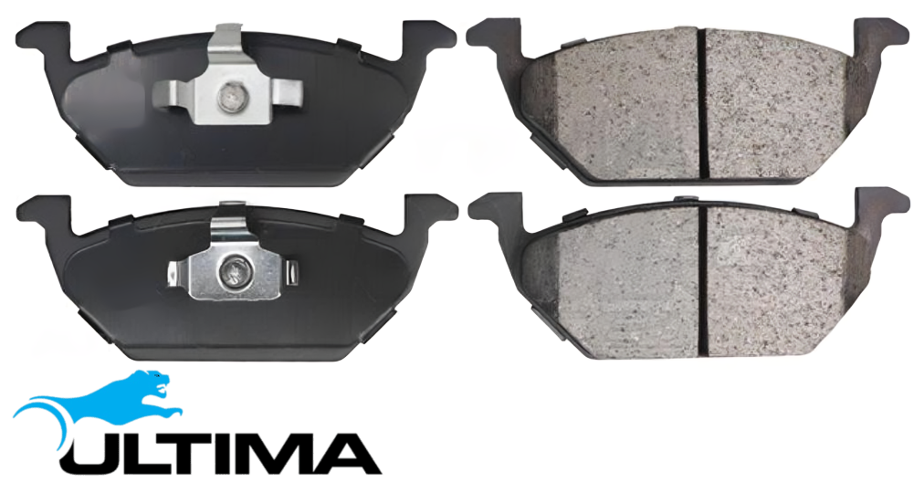 ULTIMA FRONT CERAMIC BRAKE PAD SET TO SUIT SKODA FABIA 5J CGGB 1.4L I4