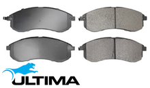 ULTIMA FRONT CERAMIC BRAKE PAD SET TO SUIT MITSUBISHI L200 K74T 4D56T 2.5L I4 TWIN PISTON CALIPER