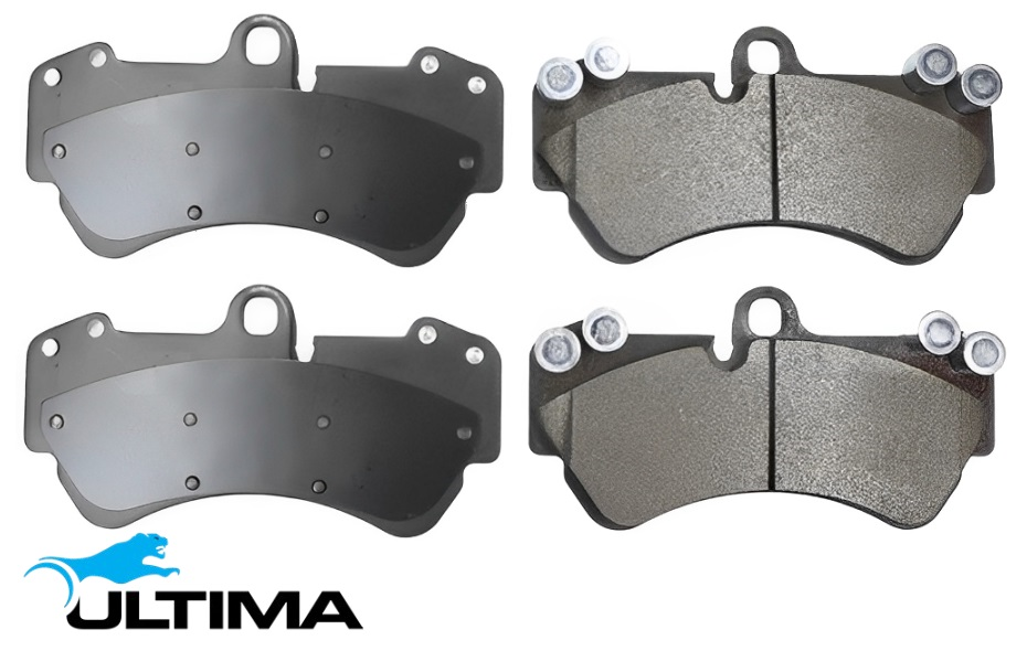 ULTIMA FRONT CERAMIC BRAKE PAD SET TO SUIT AUDI Q7 4L BAR BTR CCFA CCFC TWIN TURBO DIESEL 4.1 4.2 V8