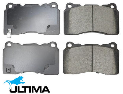 ULTIMA FRONT CERAMIC BRAKE PADS TO SUIT SUBARU IMPREZA GD GG G3 EJ207 EJ255 EJ257 TURBO 2.0L 2.5L F4