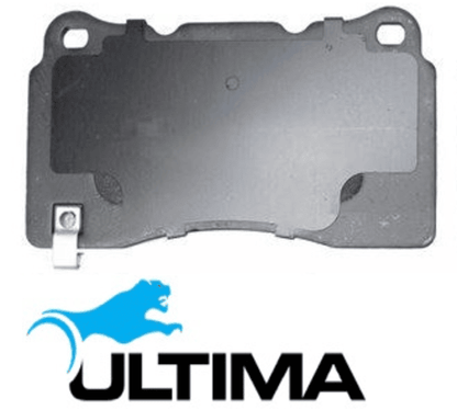 ULTIMA FRONT CERAMIC BRAKE PAD SET TO SUIT SUBARU WRX G3 V1 EJ257 2.5L F4