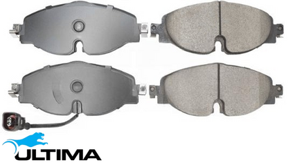 ULTIMA FRONT BRAKE PAD SET TO SUIT VOLKSWAGEN GOLF MK.7 CGGA CPTA TURBO 1.4L I4 1ZA & 1ZE