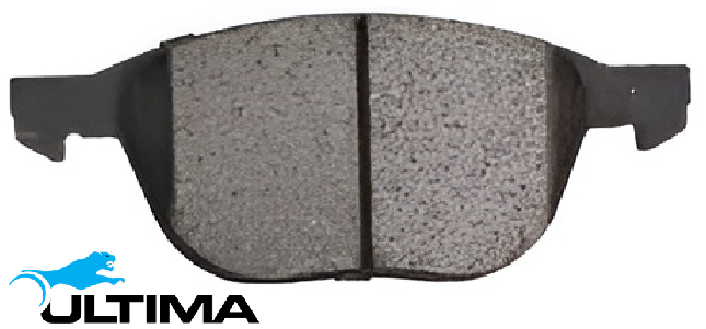ULTIMA FRONT CERAMIC BRAKE PAD SET TO SUIT VOLKSWAGEN SCIROCCO 1S CDLC TURBO 2.0L I4