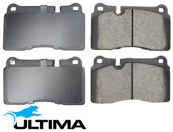 ULTIMA FRONT BRAKE PAD SET TO SUIT VOLKSWAGEN TOUAREG 7L AZZ BKJ BMV BHK BKS CASA 3.0L 3.2L 3.6L V6