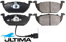 ULTIMA FRONT BRAKE PAD SET TO SUIT VOLKSWAGEN BEETLE 9C 1Y AQY AYD AZJ BFS BER 2.0L I4 WITH SENSOR