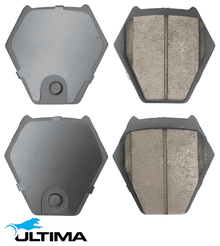 ULTIMA FRONT CERAMIC BRAKE PAD SET TO SUIT AUDI ASN BBJ ARE BES BAU 2.5L 2.7L 3.0L V6