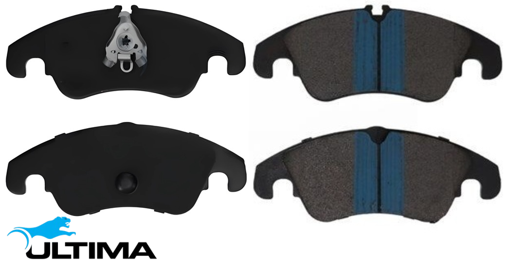 ULTIMA FRONT BRAKE PAD SET TO SUIT AUDI A4 B8 CABB CAGB TURBO DIESEL 1.8L 2.0L I4 WAGON ONLY