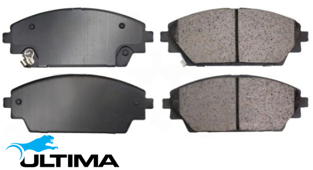 ULTIMA FRONT BRAKE PAD SET TO SUIT MAZDA P5-VPS 1.8D SH-VPTS 1.5L 1.8L 2.2L I4