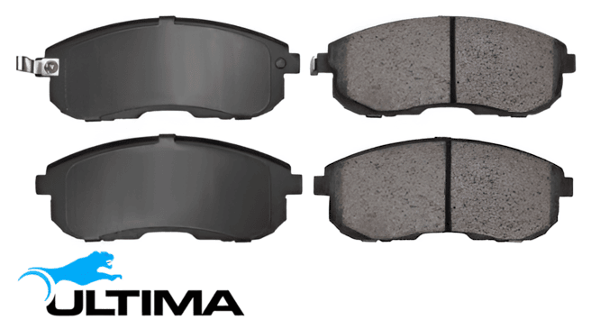 ULTIMA FRONT BRAKE PAD SET TO SUIT SUZUKI SX4 RW416 M16A 1.6L I4