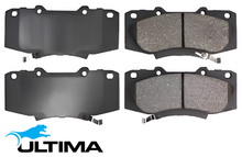 ULTIMA FRONT BRAKE PAD SET TO SUIT TOYOTA HILUX GGN25R 1GR-FE 4.0L V6 SUITS 4D WELLSIDE