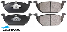 ULTIMA FRONT BRAKE PAD SET TO SUIT VOLKSWAGEN BORA 1J APK 2.0L I4 WITHOUT SENSOR