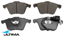 ULTIMA FRONT CERAMIC BRAKE PADS TO SUIT VOLKSWAGEN GOLF MK.5 BUB 3.2L V6 ATE CALIPER 1ZK, 1LM & 1LK