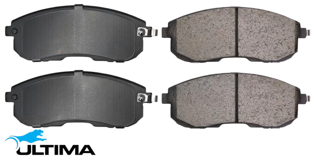ULTIMA FRONT BRAKE PAD SET TO SUIT NISSAN PULSAR C12 B17 MR16DDT TURBO 1.6L I4