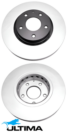 ULTIMA FRONT VENTED DISC BRAKE ROTOR SET TO SUIT MAZDA6 GL PE-VPS PY-VPS SH-VPTS 2.0L 2.2L 2.5L I4