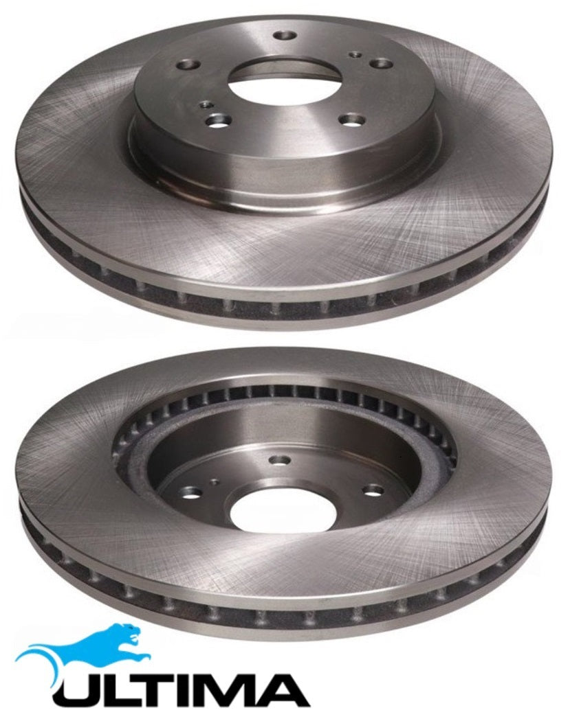 ULTIMA FRONT VENTED DISC BRAKE ROTOR SET TO SUIT SUZUKI GRAND VITARA JT F9Q TURBO DIESEL 1.9L I4