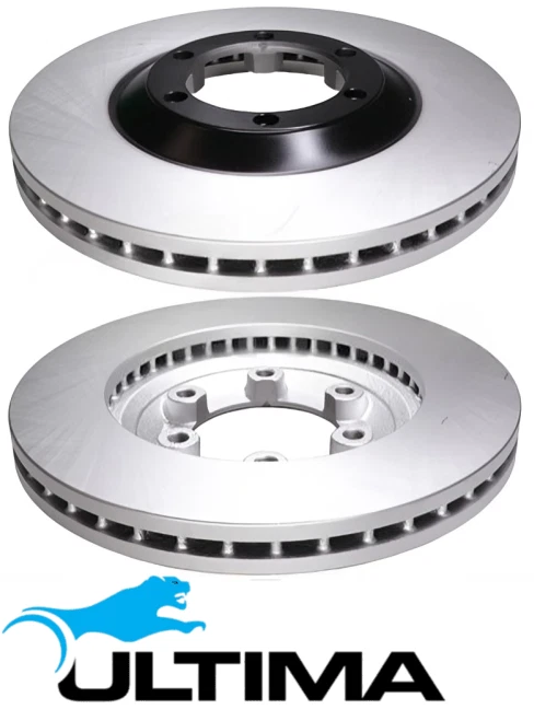 ULTIMA FRONT VENTED DISC BRAKE ROTOR SET TO SUIT HOLDEN RODEO RA 6VE1 ...