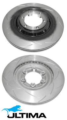 ULTIMA FRONT DISC BRAKE ROTOR SET TO SUIT ISUZU 4JJ1-TC 4JJ1-TCX TURBO DIESEL 3.0 I4 OD 300MM