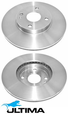 ULTIMA FRONT VENTED DISC BRAKE ROTOR SET TO SUIT MITSUBISHI EXPRESS SJ 4G63 4G64 2.0 2.4 I4 OD 258MM