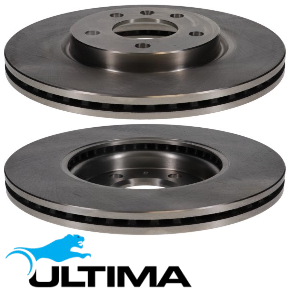 ULTIMA FRONT VENTED DISC BRAKE ROTOR SET TO SUIT HOLDEN CRUZE JG JH Z20S1 Z20D1 2.0L I4 OD 300MM