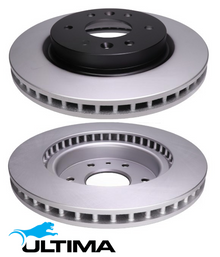 ULTIMA FRONT VENTED DISC BRAKE ROTOR SET TO SUIT LDV D90 EH1SF TURBO 2.0L I4 RWD ONLY