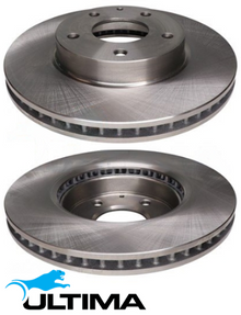 ULTIMA FRONT VENTED DISC BRAKE ROTORS FOR MAZDA3 BM PE-VPS P5-VPS PY-VPS SH-VPTS 2.0L 1.5 2.5 2.2 I4