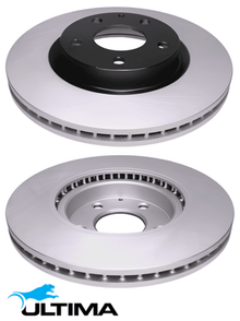 ULTIMA FRONT VENTED DISC BRAKE ROTOR SET TO SUIT MAZDA CX-30 DM PE-VPS 2.0L I4 EXCEPT DMEP CHASSIS