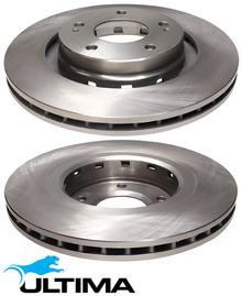 ULTIMA FRONT VENTED DISC BRAKE ROTOR SET TO SUIT MITSUBISHI LANCER CF CJ 4B12 2.4L I4 OD 294MM