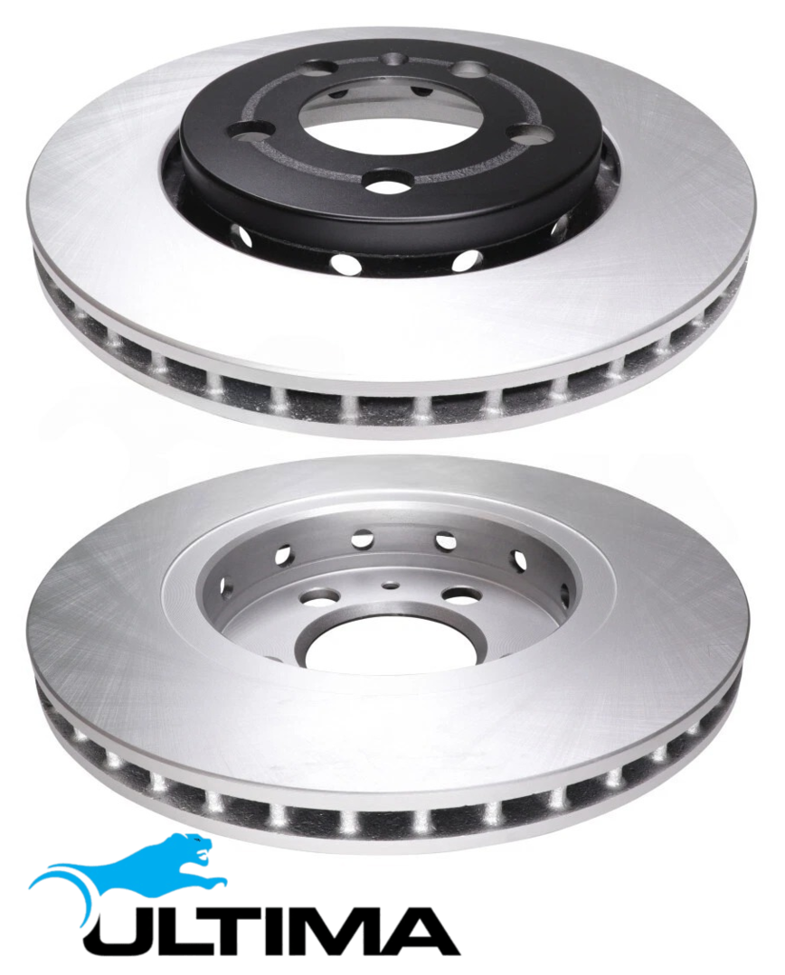 FRONT VENTED DISC BRAKE ROTOR SET TO SUIT AUDI A3 8L AGN AKL AVU APG BFQ 1.6L 1.8L I4 OD 256MM 1LQ