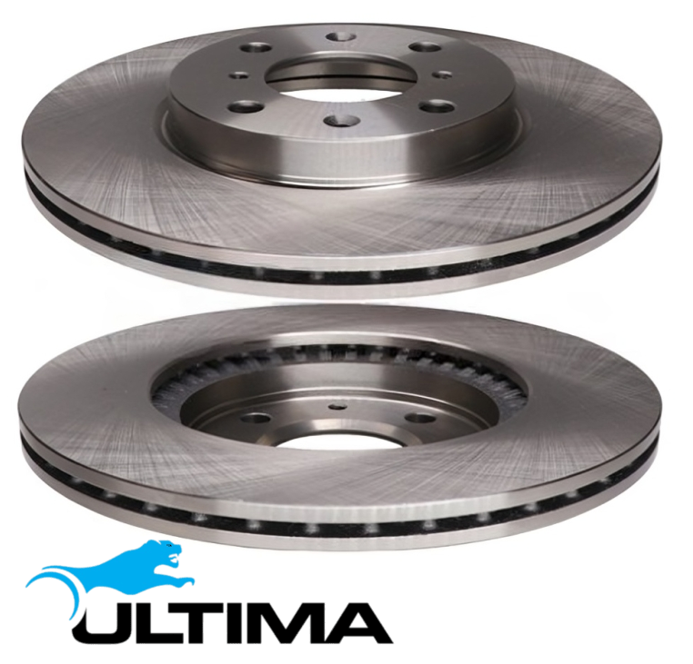 ULTIMA FRONT VENTED DISC BRAKE ROTOR SET TO SUIT SUZUKI SWIFT FZ D13A 1.2L I4 OD 252MM GLX MODEL