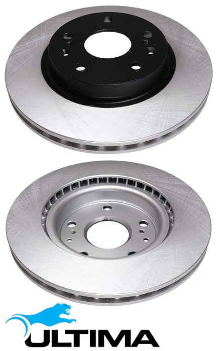 ULTIMA FRONT VENTED DISC BRAKE ROTOR SET TO SUIT SUZUKI M16A K14C D16AA TURBO DIESEL 1.6L 1.4L I4