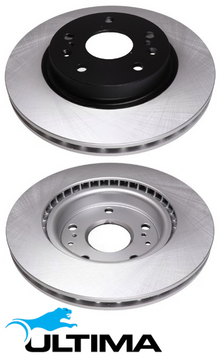 ULTIMA FRONT VENTED DISC BRAKE ROTOR SET TO SUIT SUZUKI VITARA LY M16A K14C D16AA 1.6L 1.4L I4