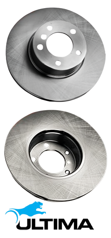 ULTIMA FRONT VENTED DISC BRAKE ROTOR SET TO SUIT AUDI A4 B7 BKN ASB 3.0L V6 OD 312MM EXCEPT SEDAN