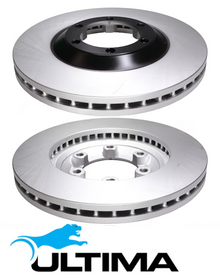 FRONT VENTED DISC BRAKE ROTORS TO SUIT ISUZU D-MAX TFS TFR 4JJ1-TCX 3.0 I4 OD 280MM EXCEPT SPACE CAB