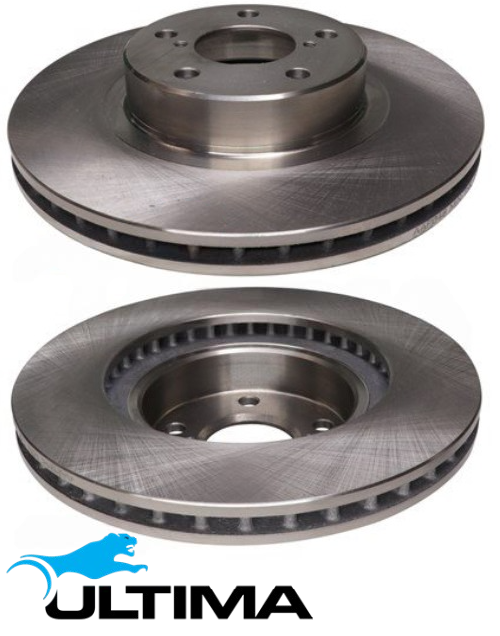 ULTIMA FRONT VENTED DISC BRAKE ROTOR SET TO SUIT SUBARU OUTBACK BP EZ30D 3.0L F6 SUITS 186KW