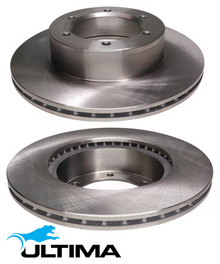 ULTIMA FRONT VENTED DISC BRAKE ROTOR SET TO SUIT TOYOTA 4 RUNNER YN63R YN130R 4Y 4YE 2.2L I4