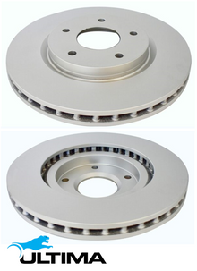 ULTIMA FRONT VENTED DISC BRAKE ROTOR SET TO SUIT HOLDEN ADVENTRA VY VZ LS1 5.7L V8