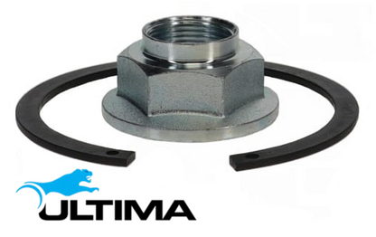 2 X ULTIMA FRONT WHEEL BEARING KIT TO SUIT MAZDA B2500 BRAVO UN WLAT 2.5L I4 AUTO HUB TYPE 4WD ONLY