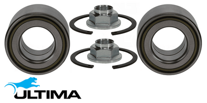 2 X ULTIMA FRONT WHEEL BEARING KIT TO SUIT MAZDA BT-50 UN WEAT 3.0L I4 AUTO HUB TYPE 4WD ONLY
